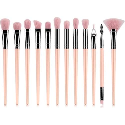 Makeup Brushes Set 1-12pcs Eye Shadow Blending Eyeliner Eyelash Eyebrow Make up Brushes Professional Eyeshadow Brushes wholesale