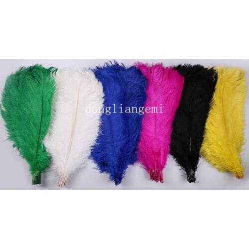 New 18-20 inch(45-50cm) white Ostrich Feather plumes for wedding centerpiece wedding party event decor festive decoration