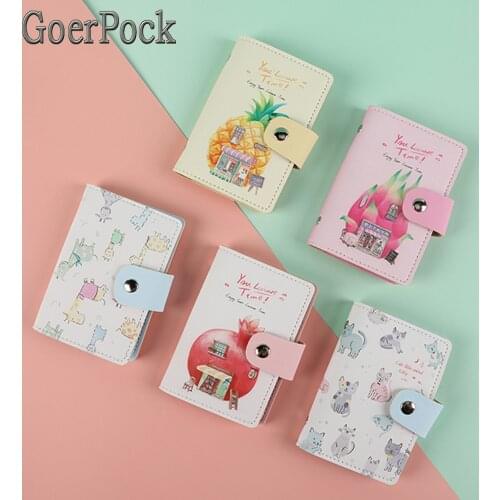 New Card Holder Women Men Business ID Card Wallet Bag Fashion Solid Colorful Pu Leather Hasp Bus Business Credit Card Purses