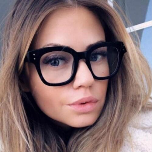 Anti Blue Big Frame Glasses Women Computer blue light blocking glasses Black Radiation Goggles Spectacles Eyeglasses Men