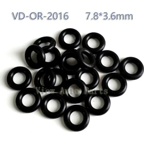 20pcs Fuel Injector Rubber Seal Orings for Renaulte Peugeot Denso 280158034 Fuel Injector Repair Kit 7.8*3.6mm VD-OR-2016