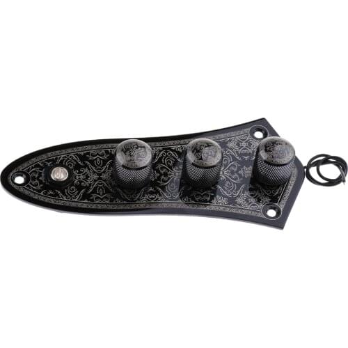 Bass Potentiometer Circuit Assembly Bass Switch Control Plate For Jazz Bass
