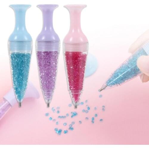 Wholesale Vase Shaped 5D DIY Painting Point Drill Pen with Diamonds Cross Stitch Tools Diamond Drawing Tool Accessories