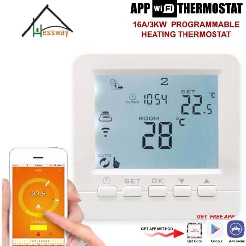 Water valve,Electric actuator,radiator programmable EU wifi room thermostat smart for Underfloor Warm System