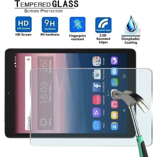 For Alcatel OneTouch Pixi 3 10 -Premium Tablet 9H Tempered Glass Screen Protector Film Protector Guard Cover