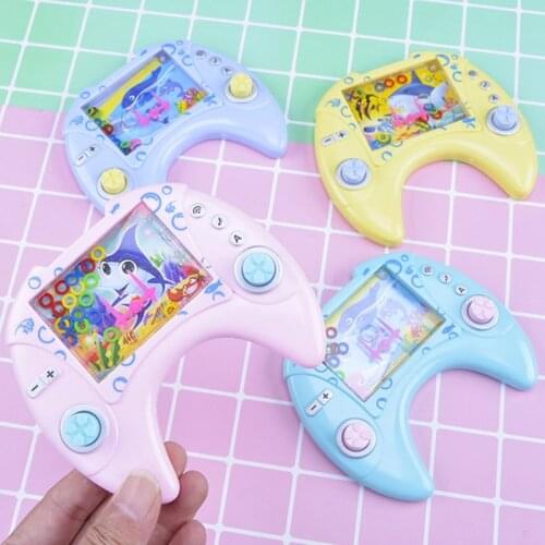 1pc Vintage Water Game Machine Share Childhood Memory Funny Ability Develop Challenge Ring Game Kids Favorite Toy -Random Color