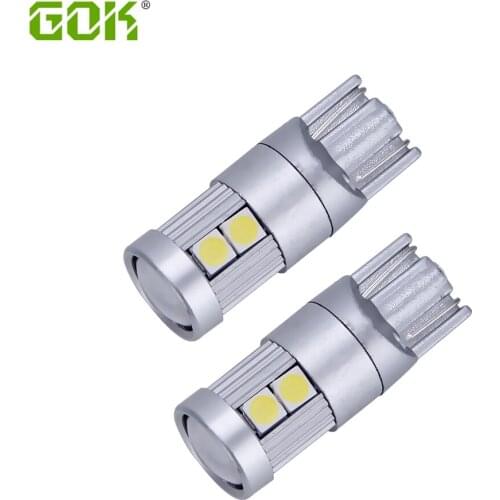 10pcs T10 LED Bulbs White 168 501 W5W LED 9w Lamp canbus T10 Wedge 9 led 3030 SMD Interior Lights 12V 6000K Dome Reading Lamps