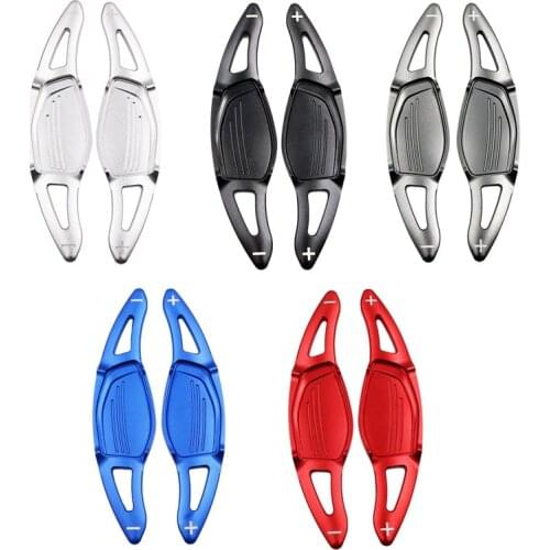 2x Steering Wheel Paddle Shift Car Shift Paddle Shift Extension Aluminum For Audi RS3 RS4 RS5 2017 2018 R8 TT RS 2016 2017 2018