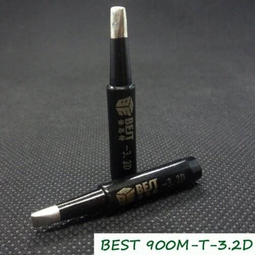 2PCS/Lot Lead-free solder Iron tip 900M-T-3.2D for Hakko Aoyue best soldering rework station
