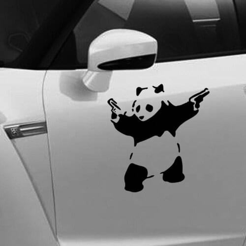 2020 Car Sticker Cartoon Panda Animal Vinyl Decal Sticker Auto Car Window Wall Bumper Decor car accessories автомобильные товары