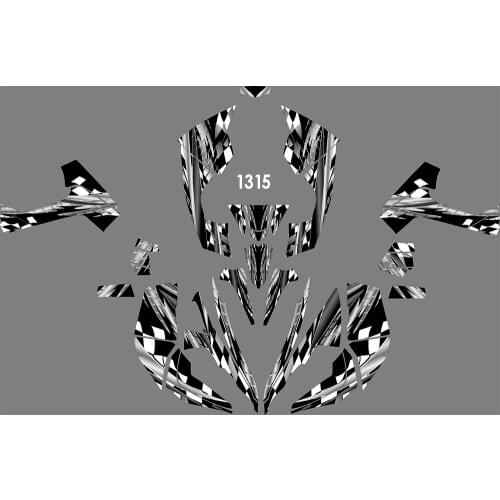 3M Motorcycle Team Graphic & Backgrounds Decal Sticker Kits for CAN AM Renegade 500 800r 800x 1000