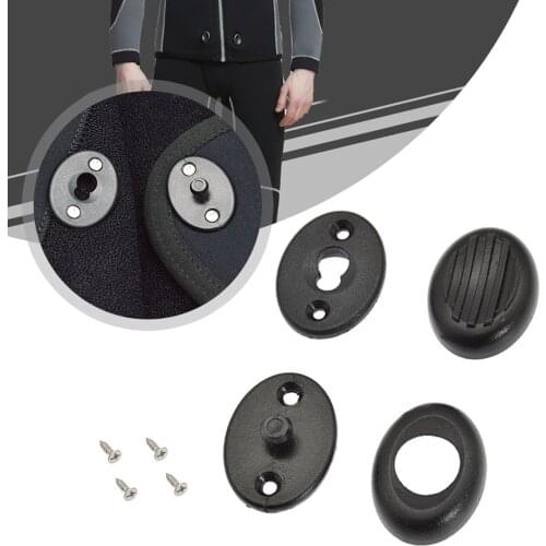 4Pcs Fasteners for Wetsuit Wet Suit Light Practical Connected Buckle Dive Sail Quality ABS Stable Portable Wetsuit Buckle