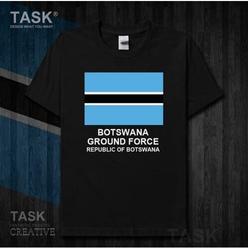 Army Botswana Batswana BWA Tactical country clothes Short sleeve new Tops t shirt mens Military cotton Fashion sports summer 01