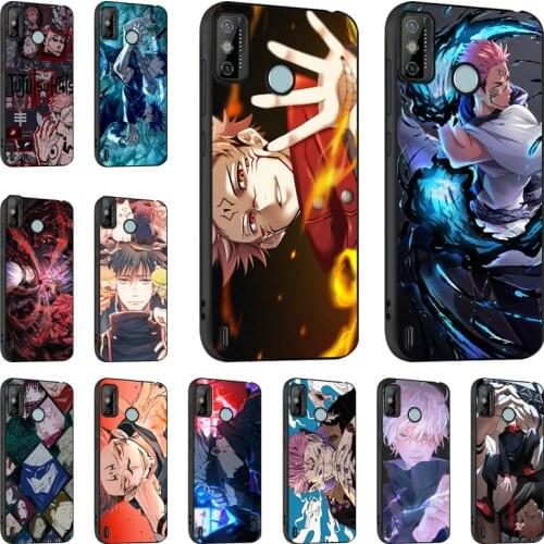 Jujutsu Kaisen Anime Case For Tecno Spark 6 Go 2020 Case Luxury Silicone Cases For Tecno Spark 5 Pro 6 Air Camon 15 Cover Capa