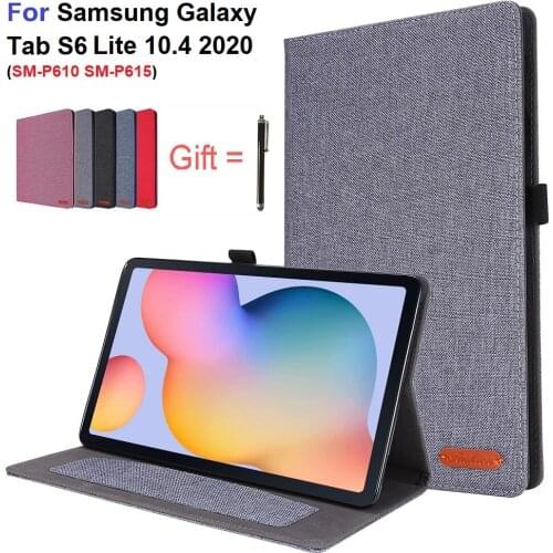 Tablet Case for Samsung Galaxy Tab S6 Lite 10.4 Protective Cover for Galaxy Tab S7 Plus P610 SM-T870 T970 T860 Stand Cover Shell