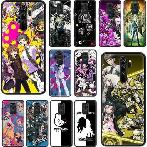 Game Danganronpa V3 Case For Xiaomi Redmi Note 9S 9 8 10 Pro 7 8T 9A 9C 8A 7A 6 6A Black Soft Phone Cover 9T K40 Funda Coque Sac