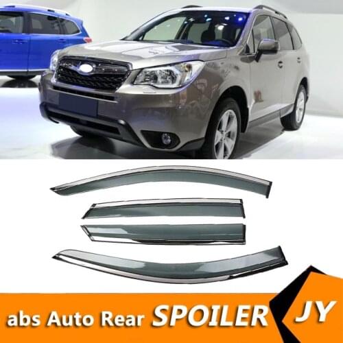 For Subaru Forester 2013-2015 Window Visor Vent Shades Sun Rain Deflector Guard For Subaru Forester Auto Accessories 4PCS/SET