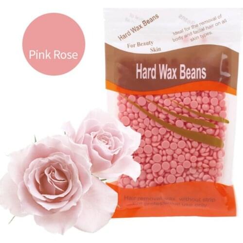100g Natural Herbal Scent Hard Wax Beans Unisex Depilatory Hot Film Beads Waxing Pellets No Strip Nose Body Hair Removal Random