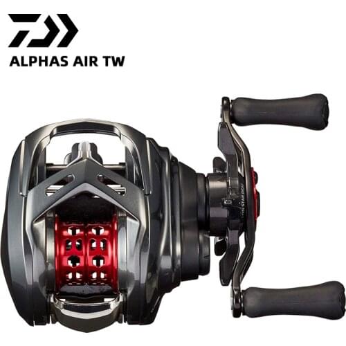 2020 DAIWA ALPHAS AIR TW Baitcast Reel Gear Ratio 8.6:1 Drag 3.5kg 6+1BB Fishing Reel Seawater Freshwater