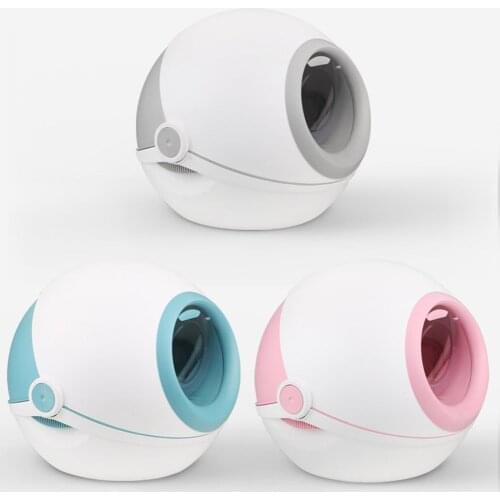 Cat Litter Box Closed Self Cleaning Training Cat Litter Shovel Chat Toilette Cats Toilet Deodorizing Kitten Bedpans Anti-splash