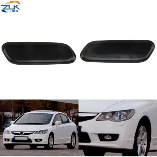 ZUK Headlight Washer Nozzle Cover Headlamp Water Spray Jet Cap Case For HONDA CIVIC FD6 2006-2011 76886-SNB-S11 76881-SNB-S11