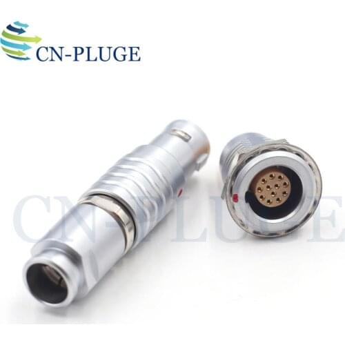 M12 Type FGG/EGG 1B 12 Pin Electronic Male Plug female socket Push Pull Fast Connector For Aviation Plug