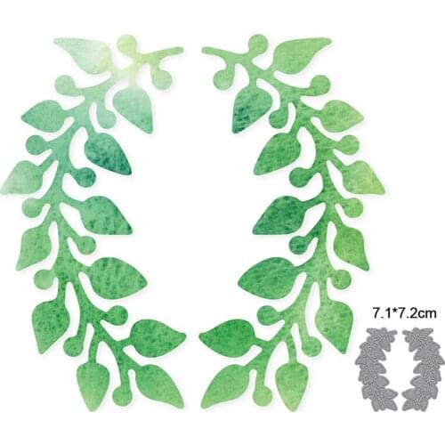 Leafy Berry Metal Cutting Dies Cut Die Mold Scrapbooking dies Decoration Paper Craft Embossing Dies New for 2021 Stencils dies