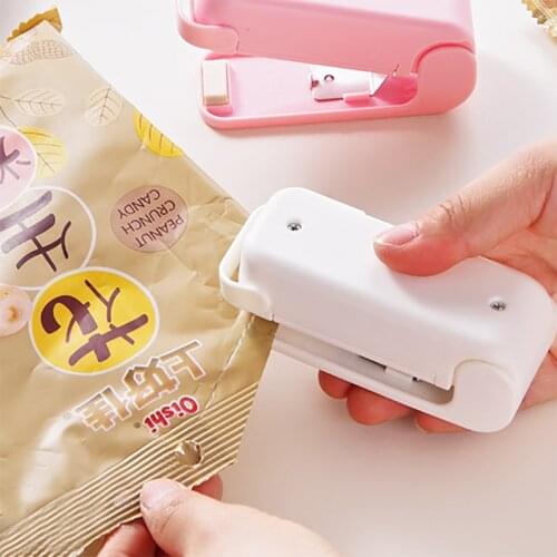 Mini Heat Sealer Plastic Package Storage Bag Mini Sealing Machine Handy Sticker And Seals For Food Snack Kitchen Accessories