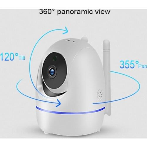 3.0MP Wide Angle Wifi Wireless Camera Smart Home Security Camera Surveillance Cameras Full HD Night WiFi Camera Monitor CM.Y26