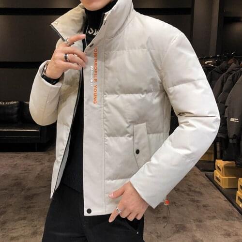 Mens Cotton Coat 2020 New Korean Version of The Trend of Casual Loose All-match Winter Clothes Thick Warm Jacket Bread Coat Men