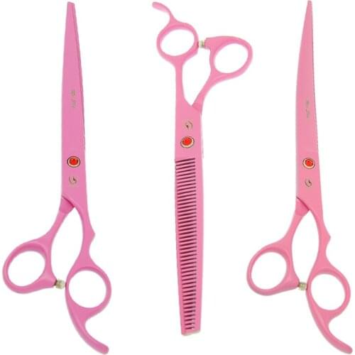 Meisha 8 inch Dog Hair Cutting Scissors for Groomer Japan 440c Thinning Shears Pet Beauty Grooming Scissors Cat Trimmer B0056A