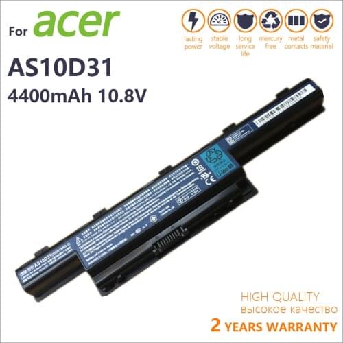Genuine Battery for Acer Aspire V3 V3-471G V3-551G V3-571G V3-771G Series AS10D31 AS10D41 AS10D51 AS10D61 AS10D71 AS10D75 AS10D8