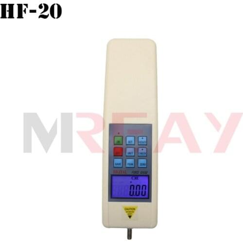 MREAY HF-20 20N / 2kg / 4.5Lb Portable Dynamometer Digital Push Pull Force Gauge With RS232 Force Measuring Instrument Tool
