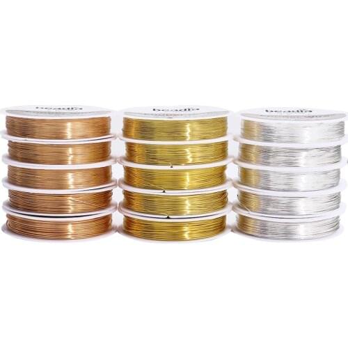 1 Roll/lots 0.3/0.4/0.5/0.6/0.8mm Resistant Strong Line Copper Wire Tiger Tail Beading Wire For Craft Making Finding