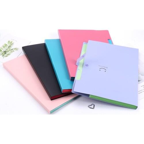 1PC Fashion A4 File Document Bag Pouch Bill Folder Holder Organizer Fastener School Office Supplies