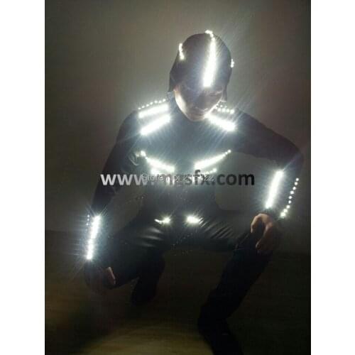 LED dance suit / LED costume / LED Light dress / LED glowing clothes