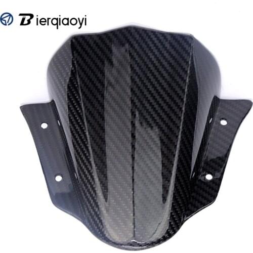 Motorcycle Accessories MT-09 Carbon Fiber Windscreen Wind Deflector Windshield For Yamaha MT 09 MT09 FZ-09 FZ09 FZ 09 2014-2017