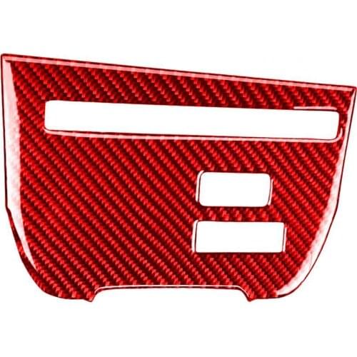 Panel Trim Waterproof Anti-corrosive Vehicle CD Player Console A Sticker Trim for Nissan GTR R35 2008-2016 Left Drive