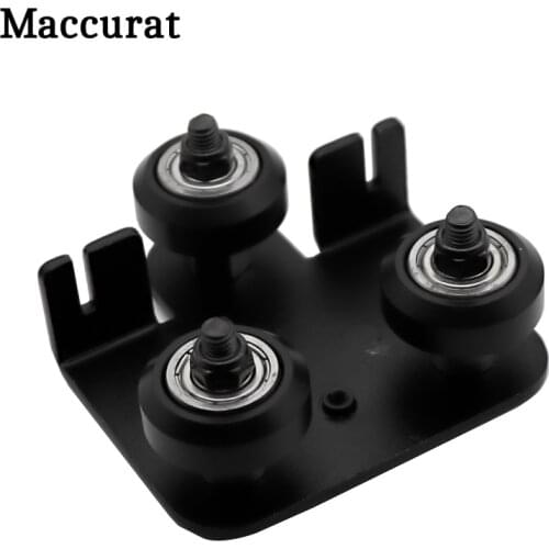 3D Printer parts Extruder Back Support Plate with Pulley Extruding Backplate for Ender 3 Ender 3 Pro CR-10 CR-10S S4 S5 Series