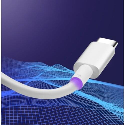 Newest USB Type C Cable USB 5A Super charge Super For Huawei P30 P20 Pro lite Mate20 10 Pro P10 Plus lite Charger Cable