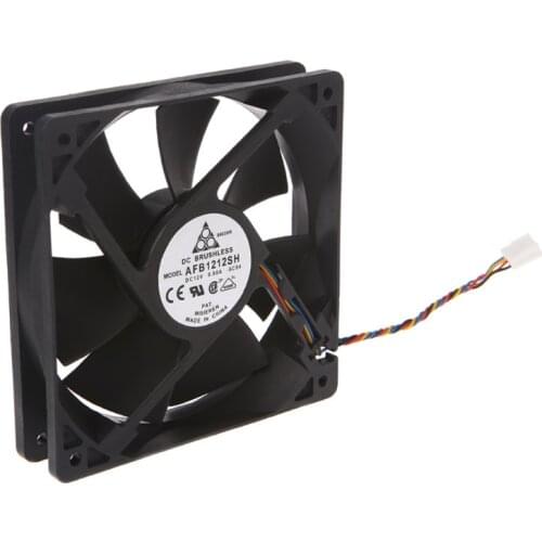 120x120x25mm Brushless DC12V 0.80A 7-Blade Cooling Fan 12025 For Delta AFB1212SH