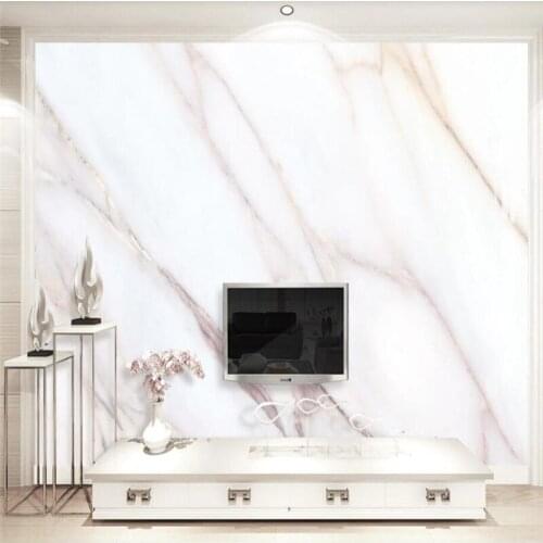Custom 3D wallpaper mural high-end fresh texture marble background wall Nordic home decoration wallpaper