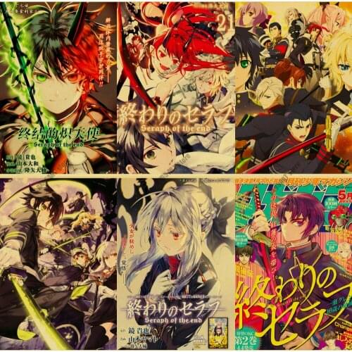 DIY Diamond Painting Japanese Fantasy Anime Seraph of The End Mosaic Embroidery Full Square Home Decoration Cross Stitch Kits