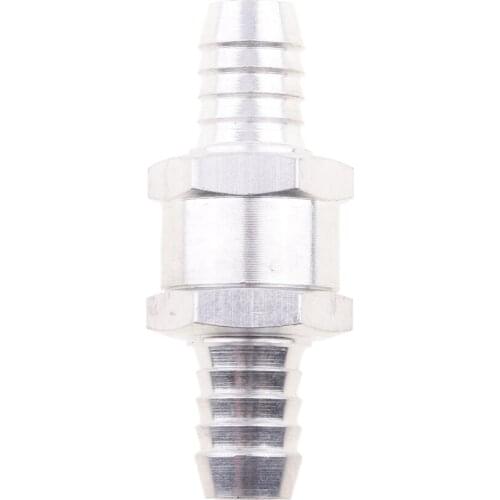 Petrol Fule Oil Non Return One Way Check Valve Aluminium Alloy 1/4'' 5/16'' 3/8'' 1/2