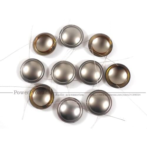 10pcs Titanium diaphragm For KEF Q50 19.43 mm 19.5mm 19.4mm 50 FX