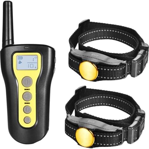 JanPet Electric Dog Training Shock Collar Waterproof Rechargeable Dog Collar With Remote Control Pet Training Collar For 1/2 Dog