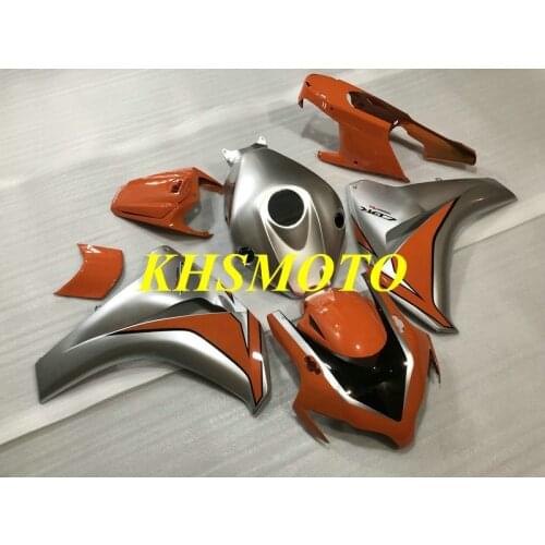 Injection mold Fairing kit for CBR1000RR 08 09 10 11 CBR 1000RR 2008 2009 2011 ABS Silver orange Fairings set+gifts HH51
