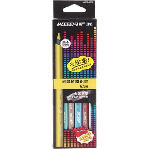 Marco 5402B-06CB Wood Colored Pencils Set Lapis De Cor Artist Painting Color Pencil For School Drawing Sketch Art Supplies