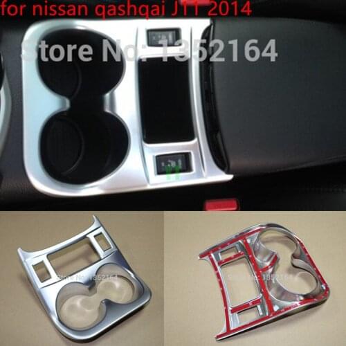 Auto interior moulding, cup holder trim For Nissan Qashqai J11 2014-2018,car accessories
