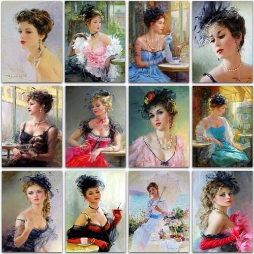 5D DIY Diamond Painting Kit little ballet girl dog flower princess Full Square&Round embroidery mosaic Cross stitch Paint Sale